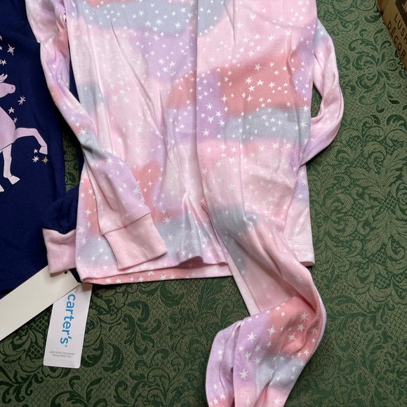 NWT 10 14 12 8 unicorn woke up magical pajamas easter carters christmas horse - Picture 3 of 9